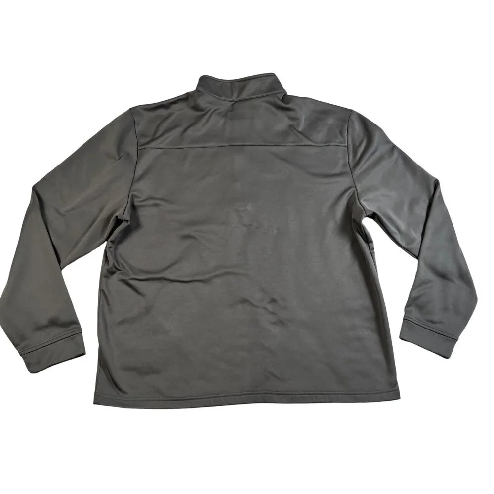 Callaway Golf Shirt Men's Long Sleeve 1/4 Zip Mock Neck Pullover Gray XL - Picture 8 of 11